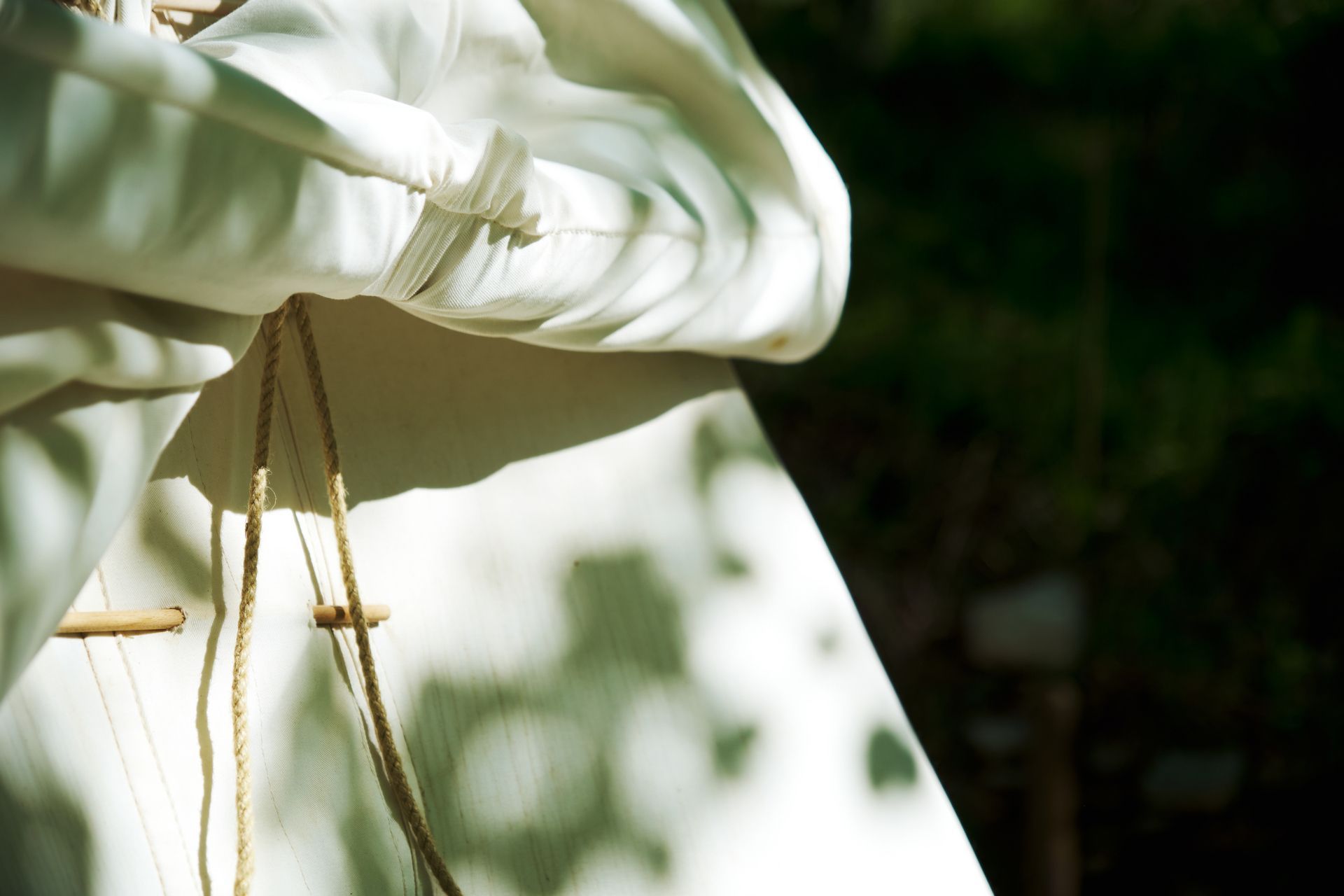 Glamping in a tipi Indian tent in the beautiful environment of the Ligurian Alps