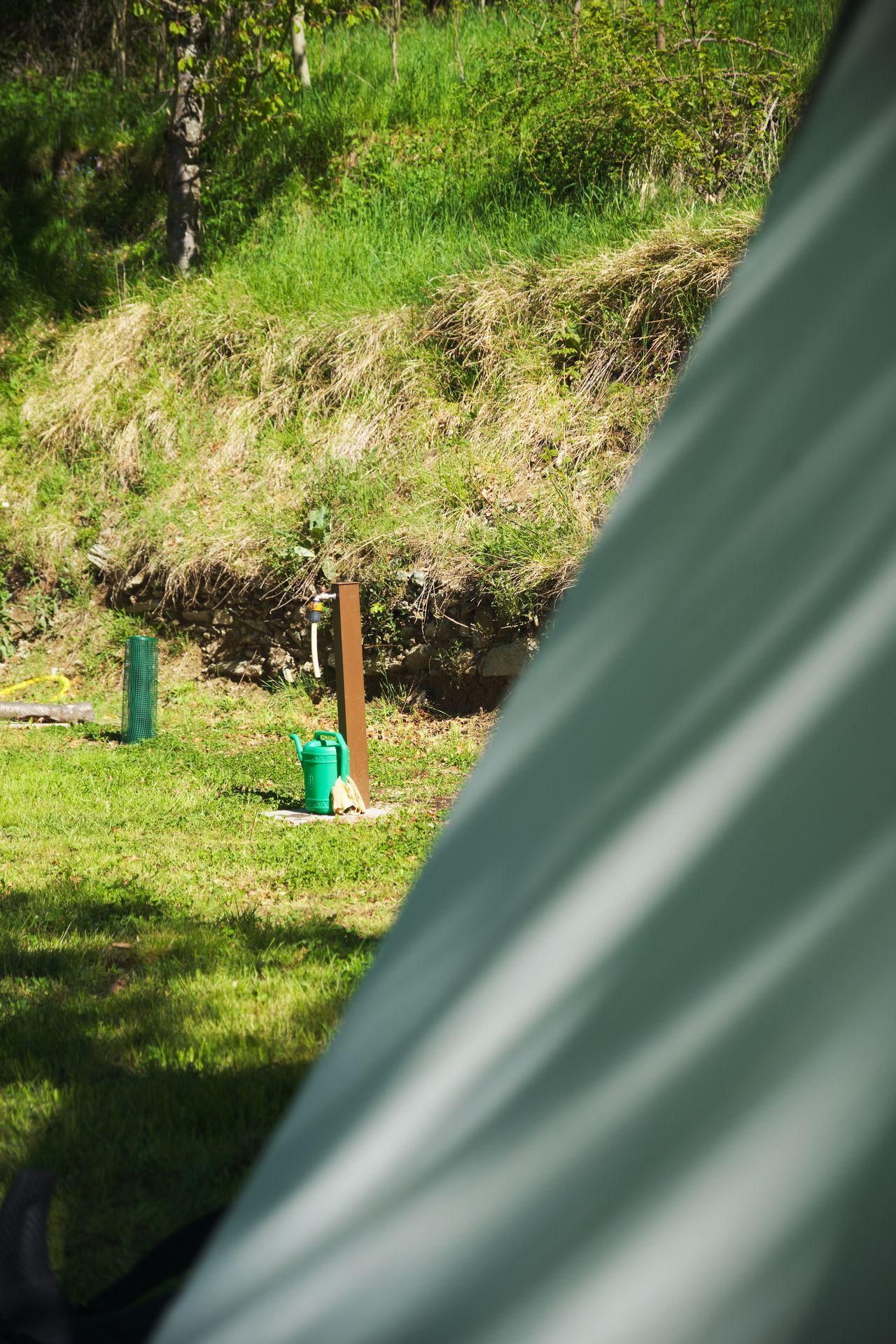 Glamping in a tipi Indian tent in the beautiful environment of the Ligurian Alps