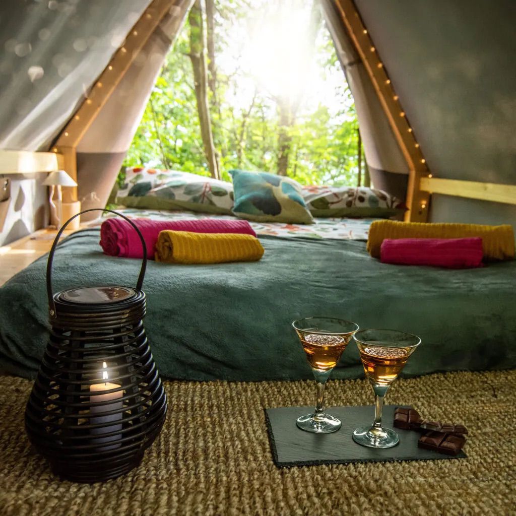 Tipì tent in the Glamping Montecontessa