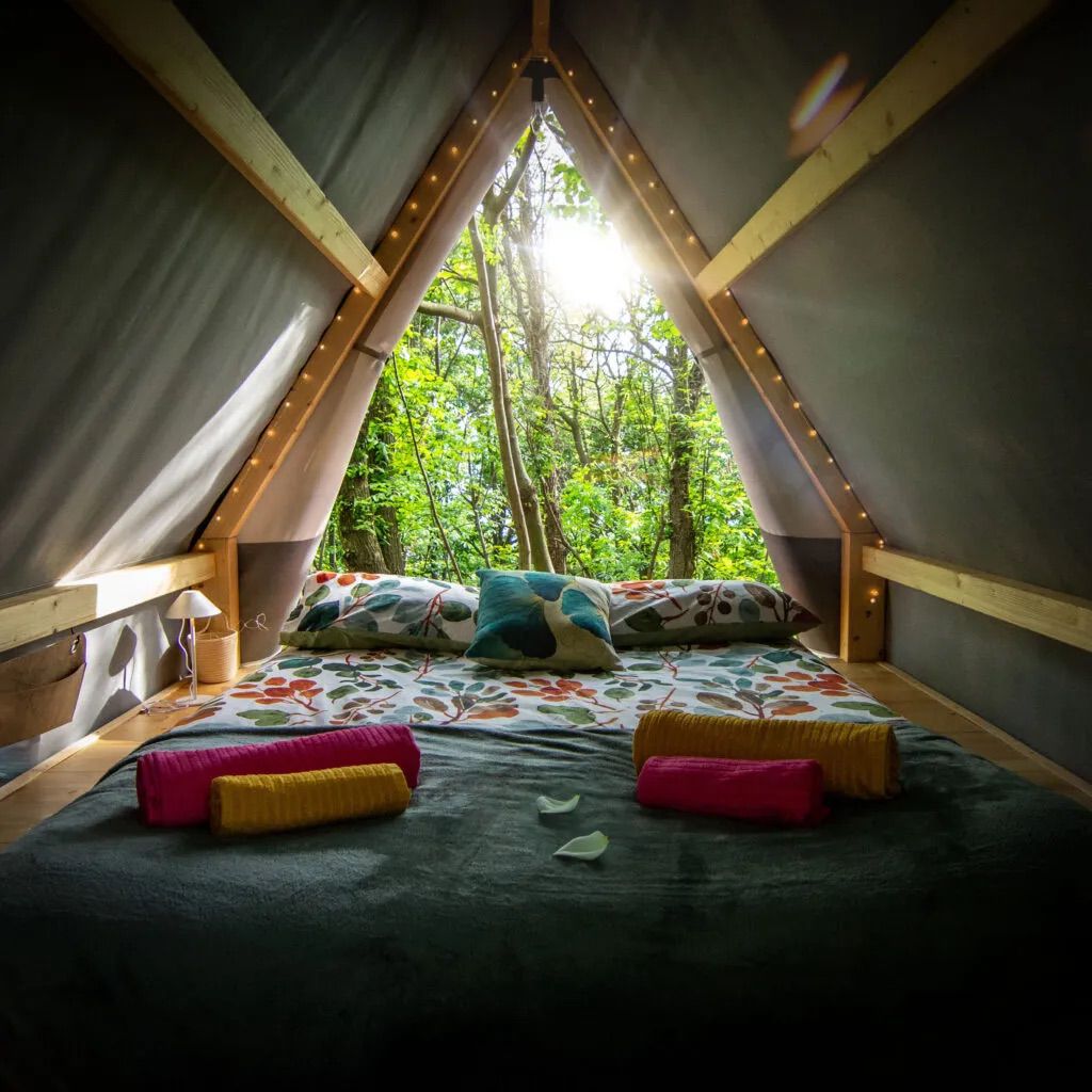 Tipì tent in the Glamping Montecontessa