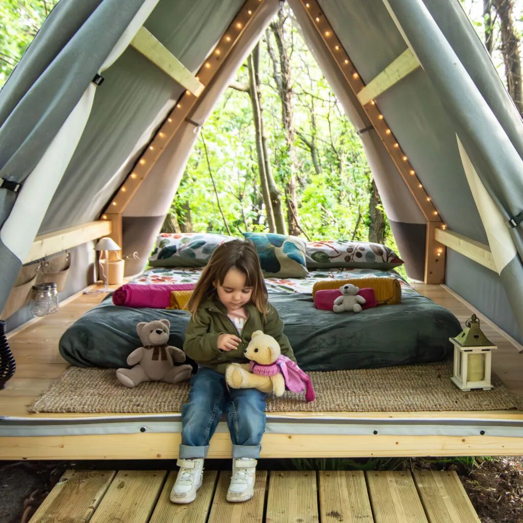 Tipì tent in the Glamping Montecontessa