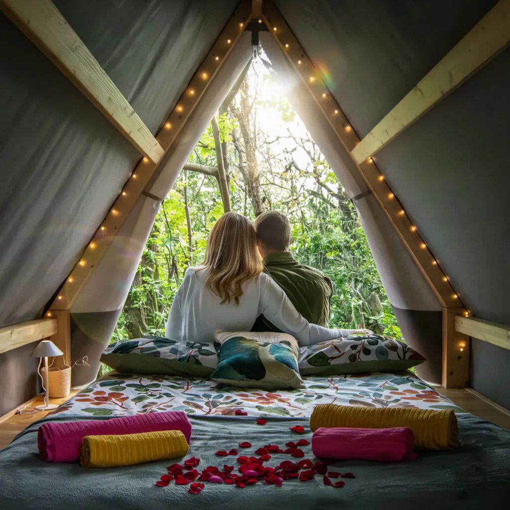 Tipì tent in the Glamping Montecontessa