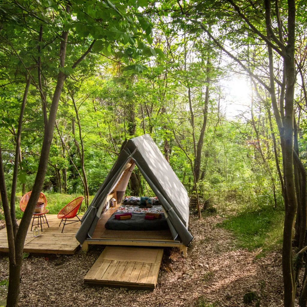 Tipì tent in the Glamping Montecontessa