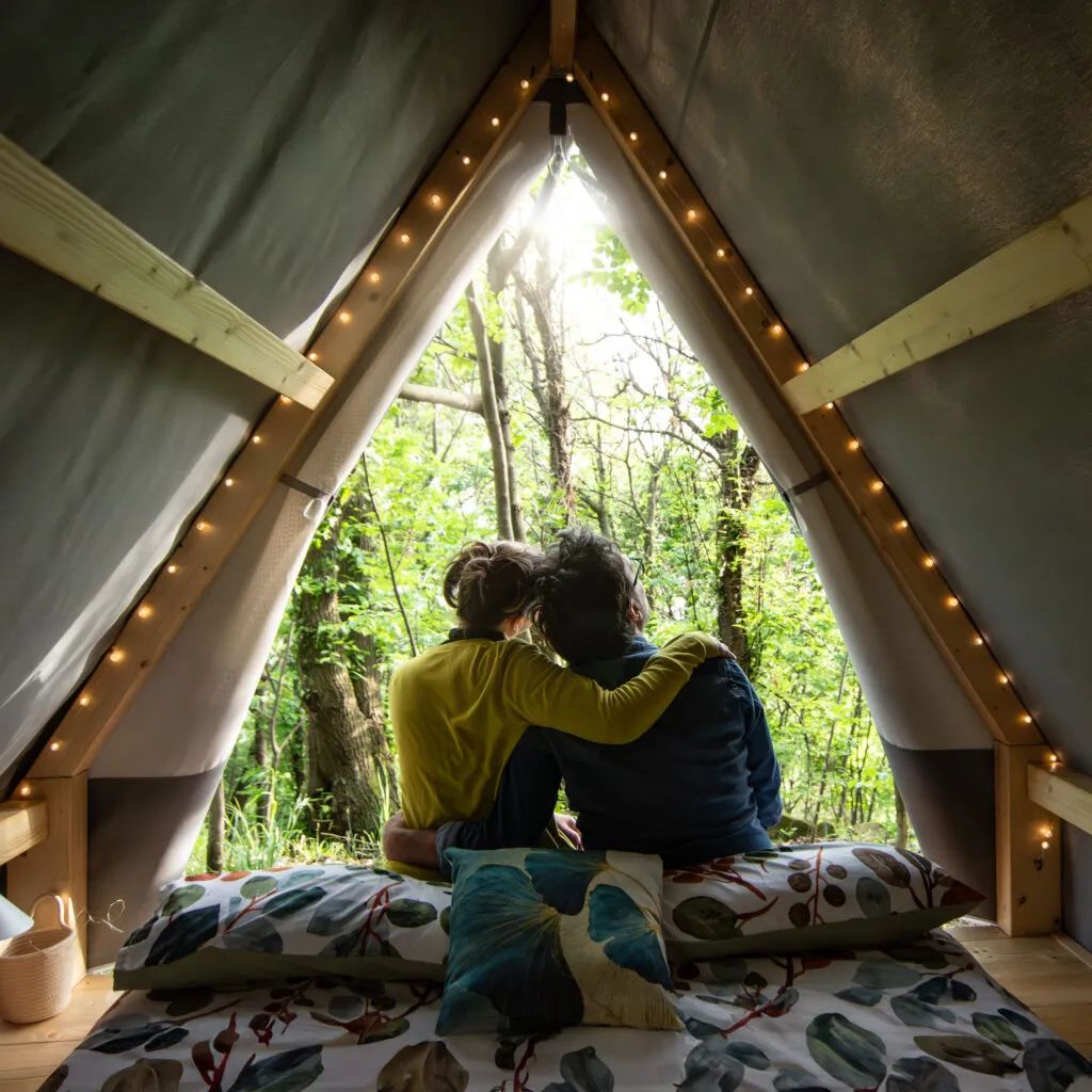 Tipì tent in the Glamping Montecontessa