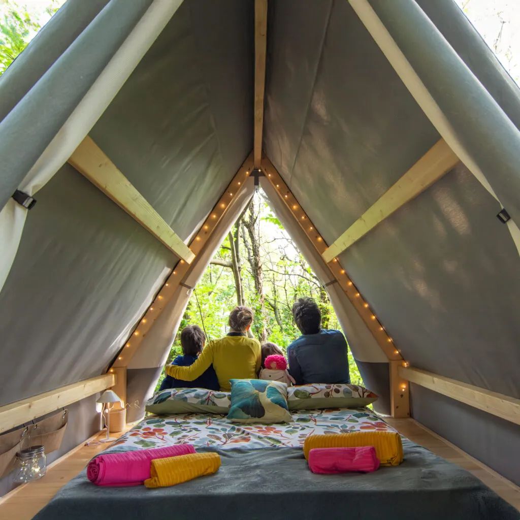 Tipì tent in the Glamping Montecontessa