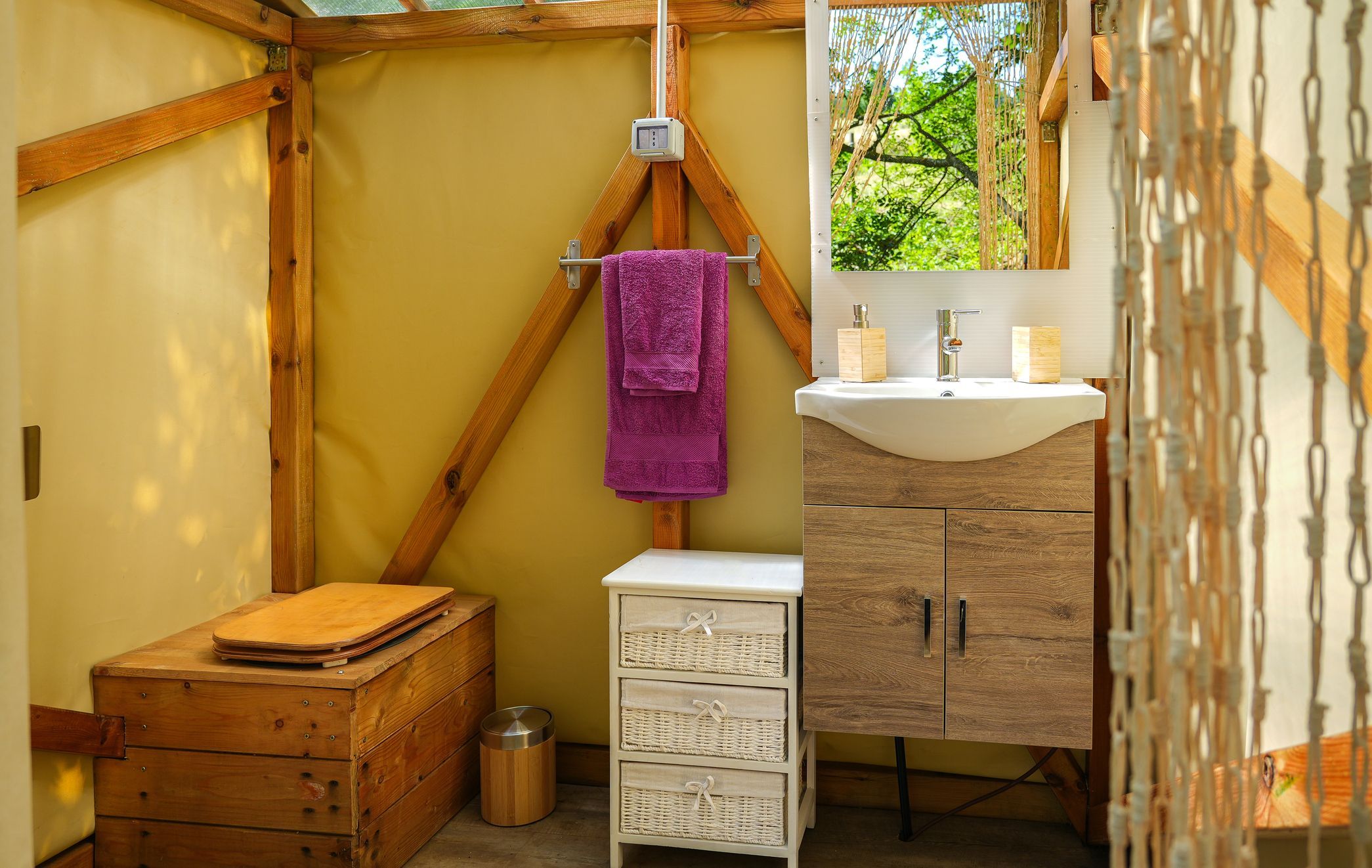 Glamping presso azienda agricola nella Riserva Naturale del Contrafforte