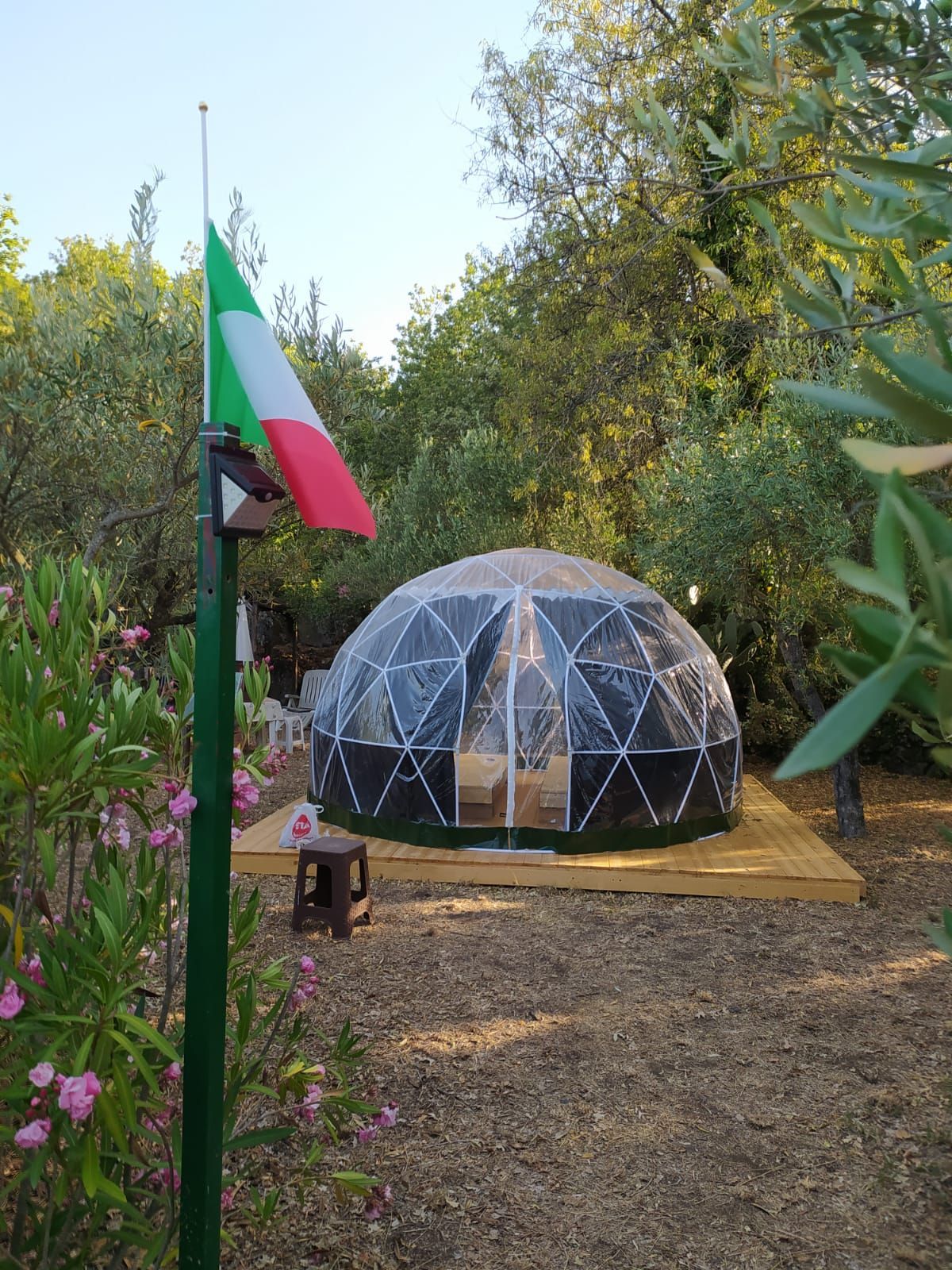 Glamping in cupola geodetica in Sicilia