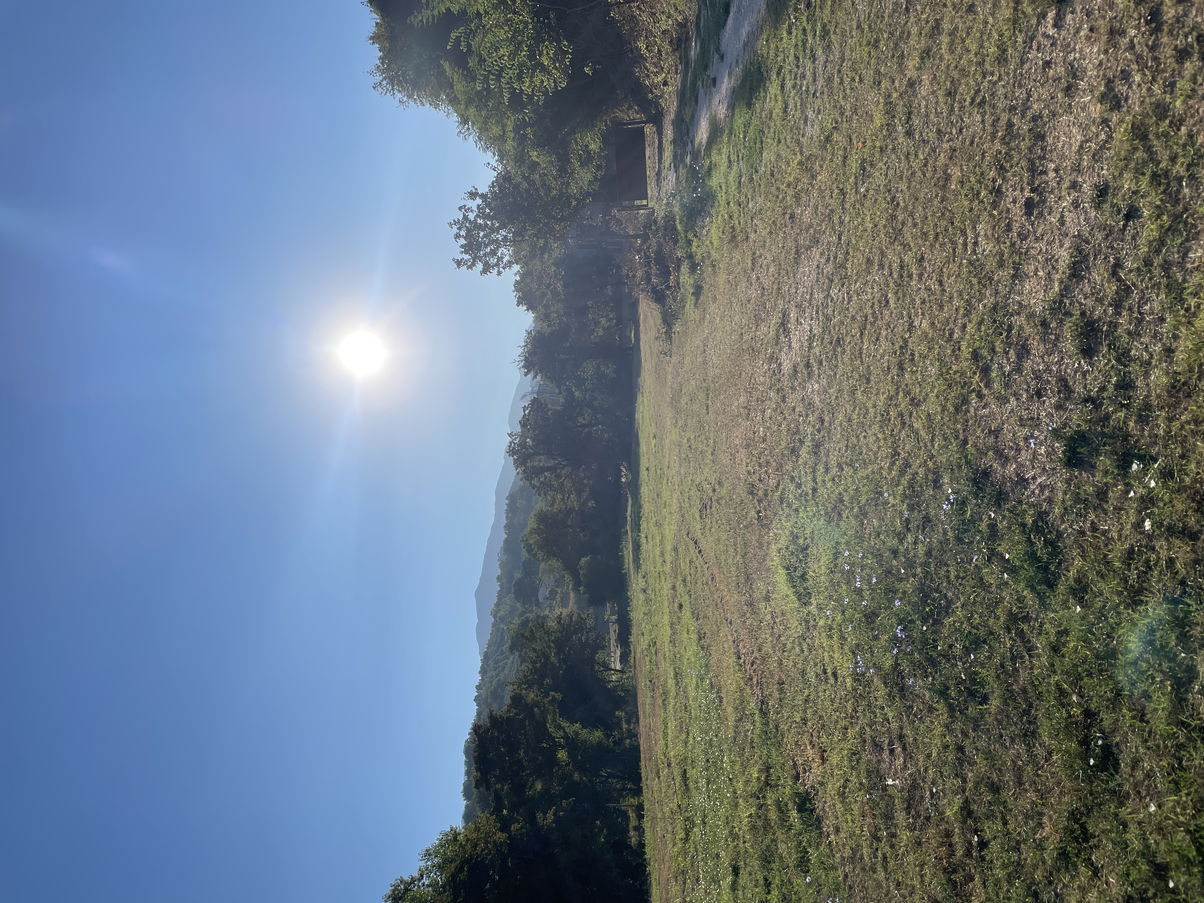 Terreno privato per camping nelle campagne del cuore della Ciociaria