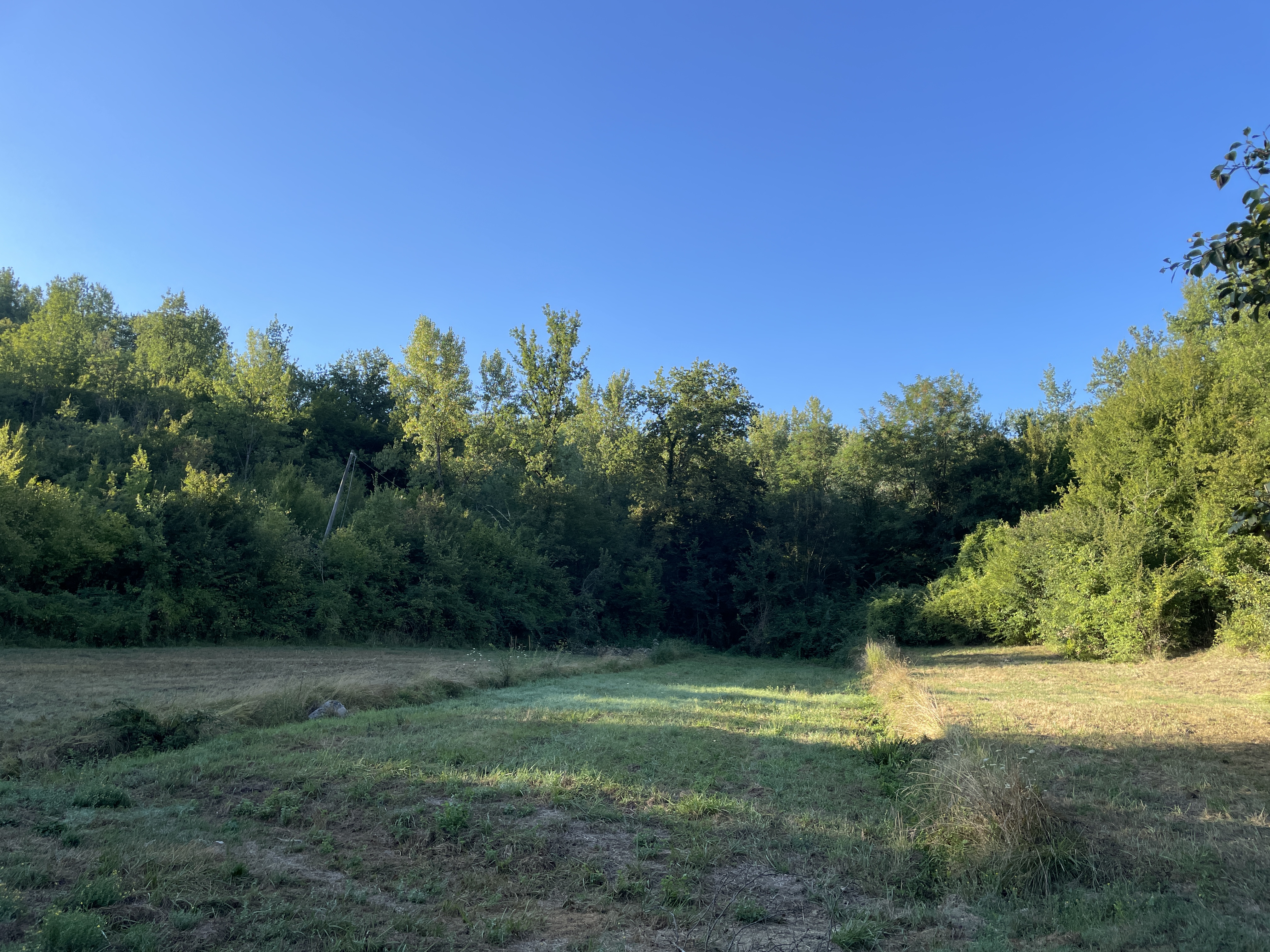 Terreno privato per camping nelle campagne del cuore della Ciociaria