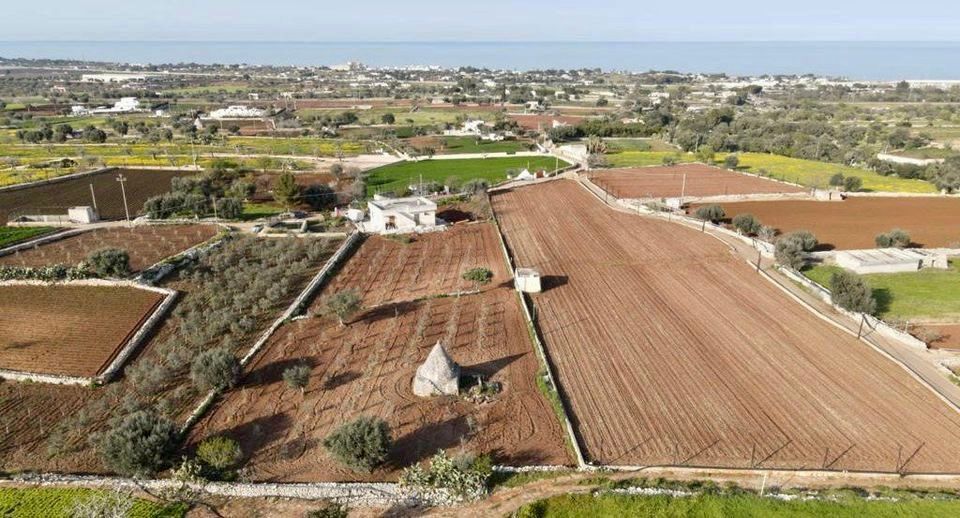 Tenda pronta vista mare a Polignano