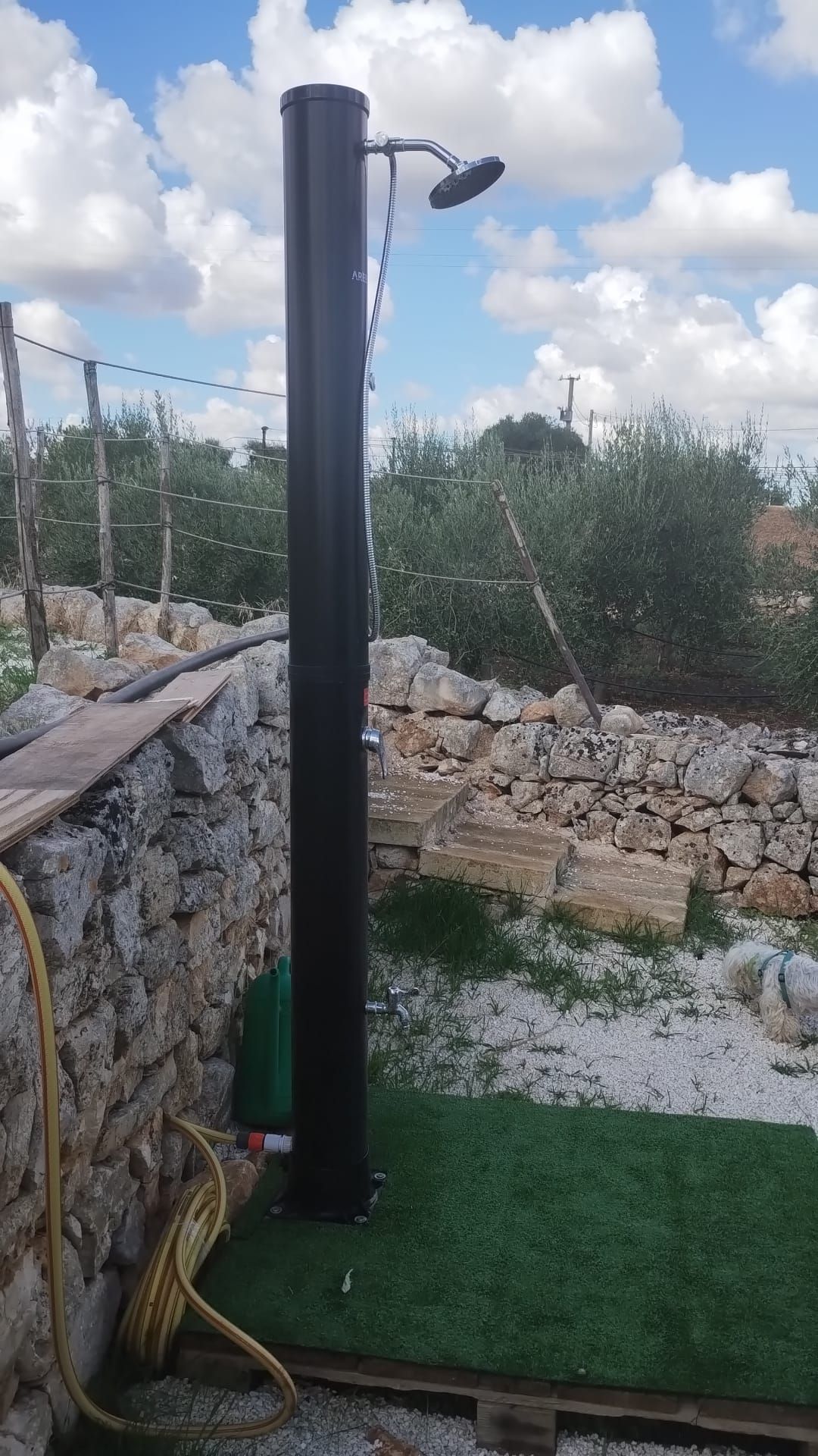 Tenda pronta vista mare a Polignano