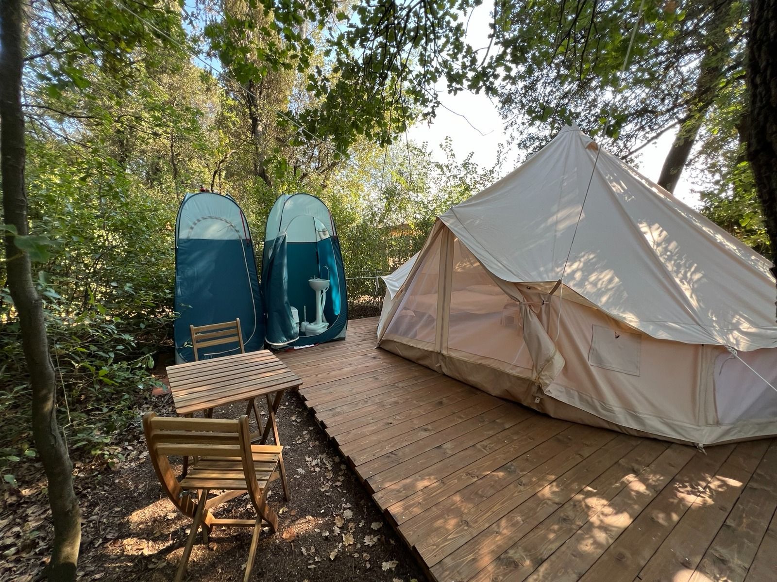 Tenda Glamping al Boschetto Natural Village – Parco Natura