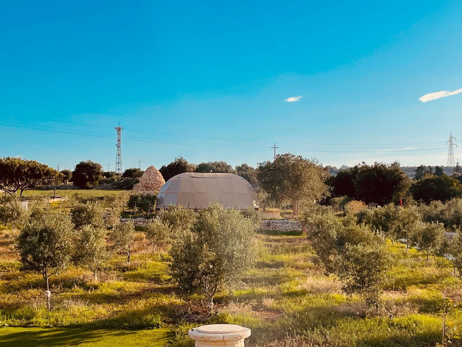 Shangri-La: tenda panoramica nell'agro di Polignano