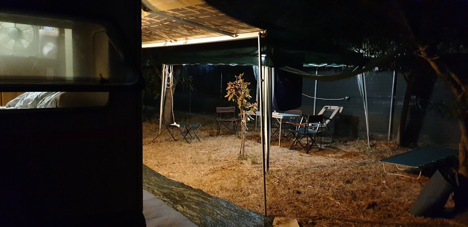 Camping y caravana, Punta Prosciutto.