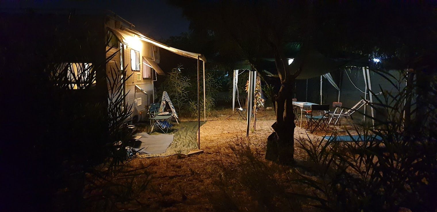 Camping y caravana, Punta Prosciutto.