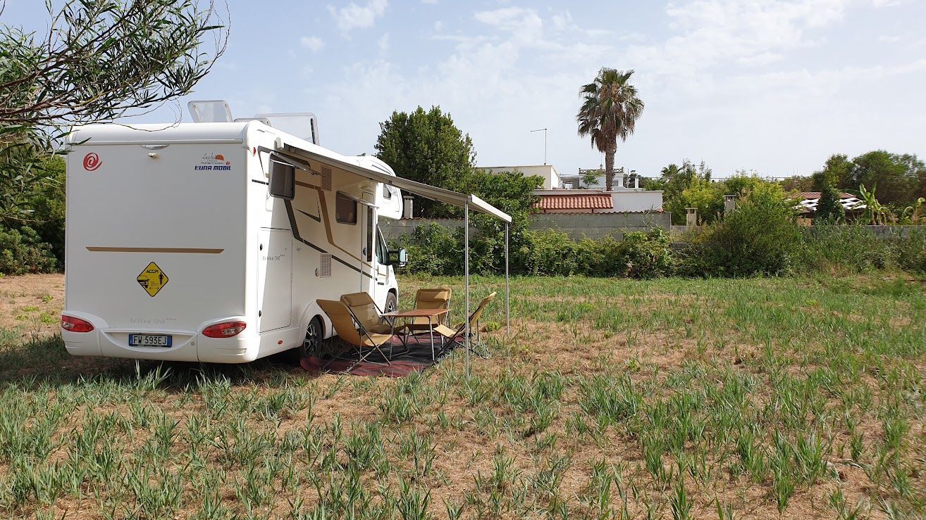 Camping y caravana, Punta Prosciutto.
