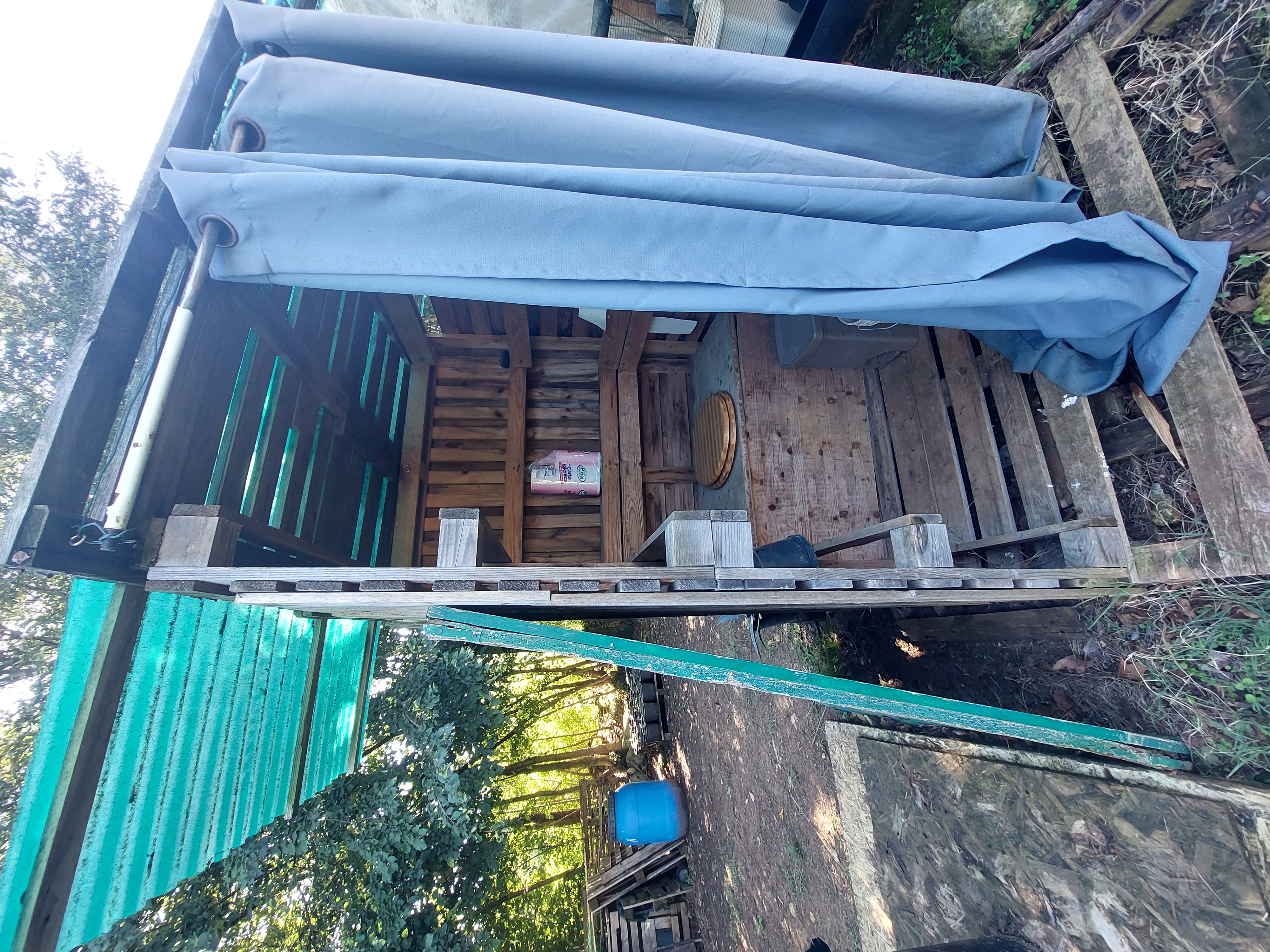 Yurta immersa nei boschi dei Colli Berici