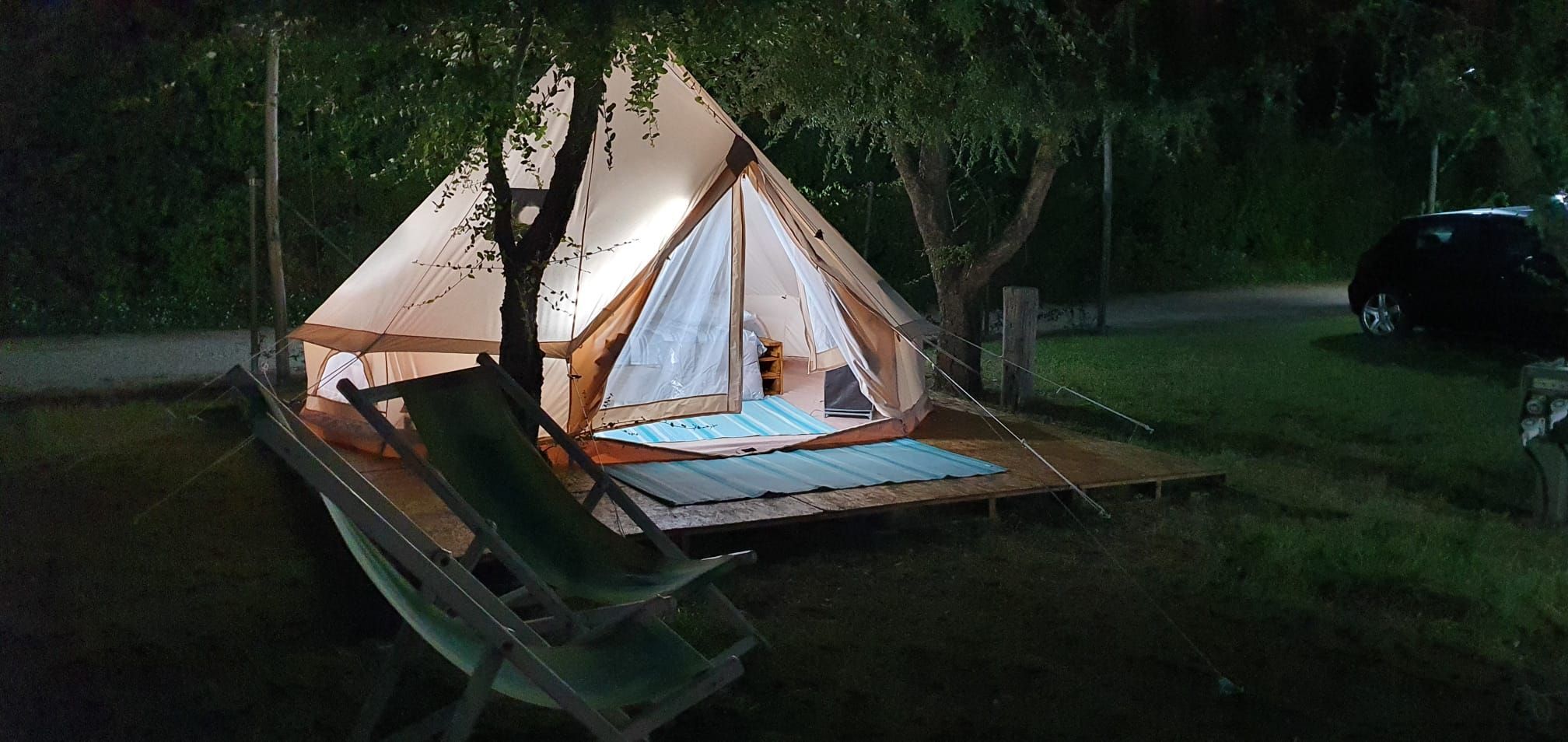 Tenda pronta eco-friendly a Il Sughero Glamping a Sabaudia