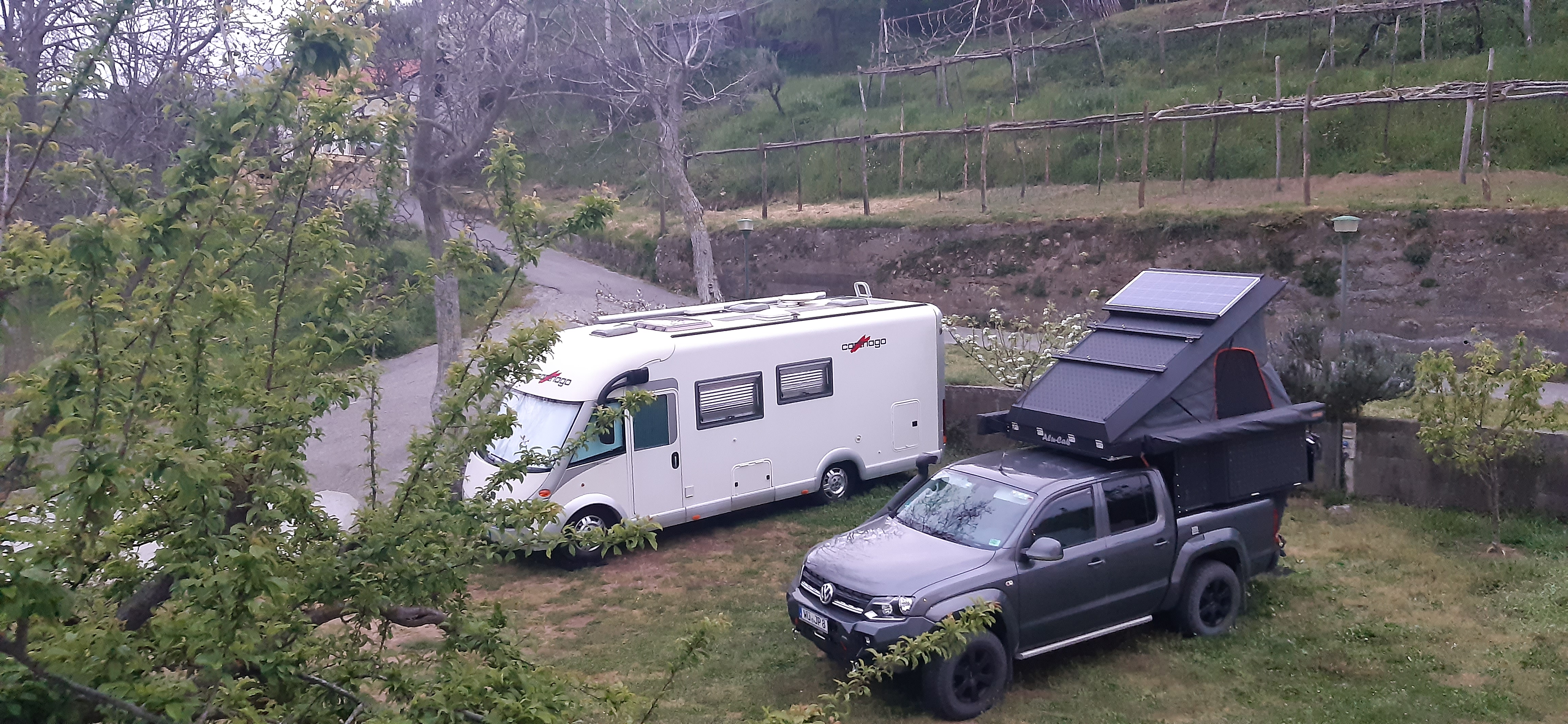 In Camper tra le vigne della Costiera Amalfitana