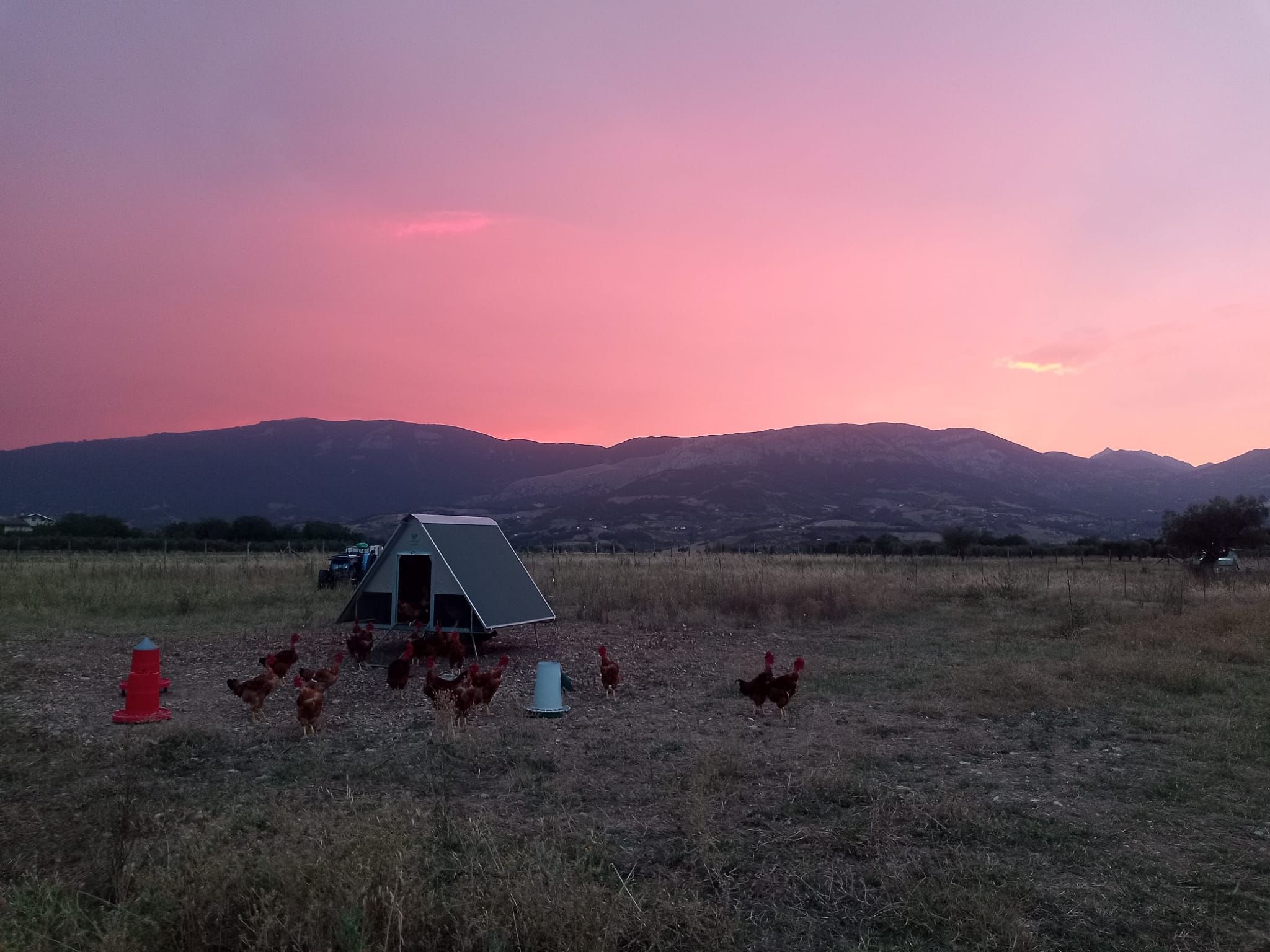 Stellplätze auf einem Bauernhof am Fuße des Gran Sasso