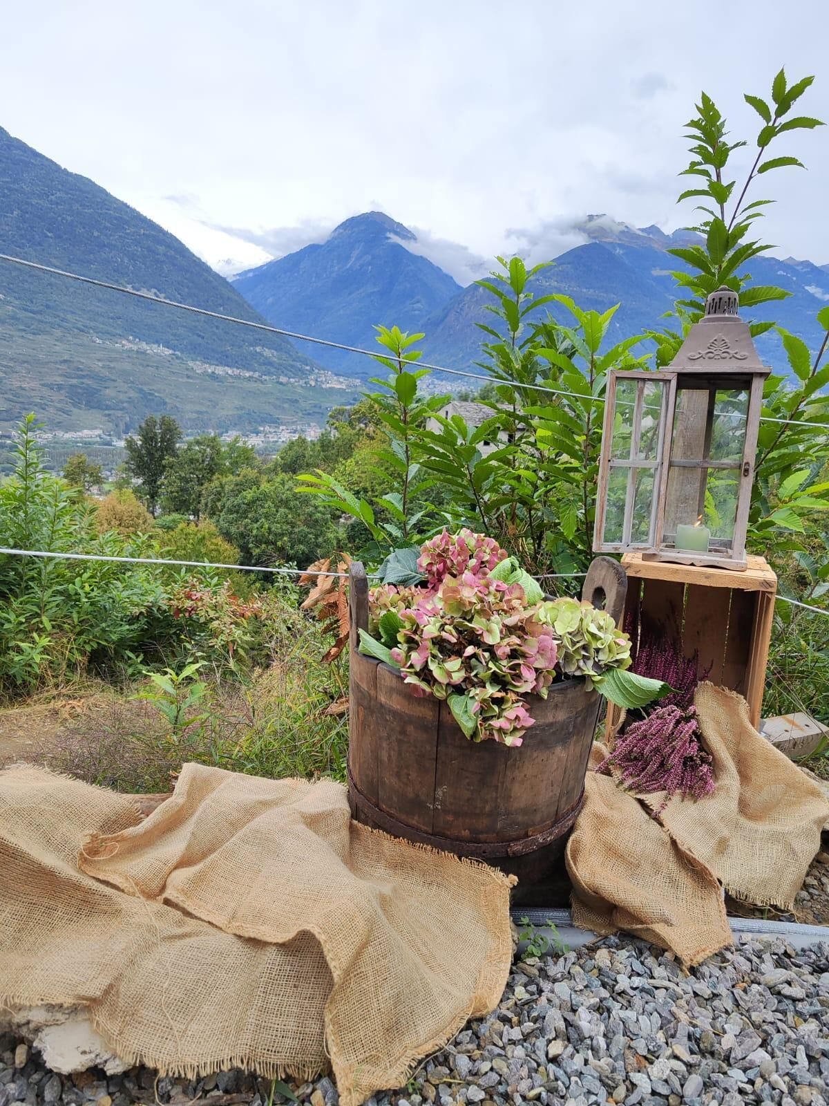 Campen auf dem Bauernhof im Herzen des Valtellina - Tenda superior la Rosa Canina