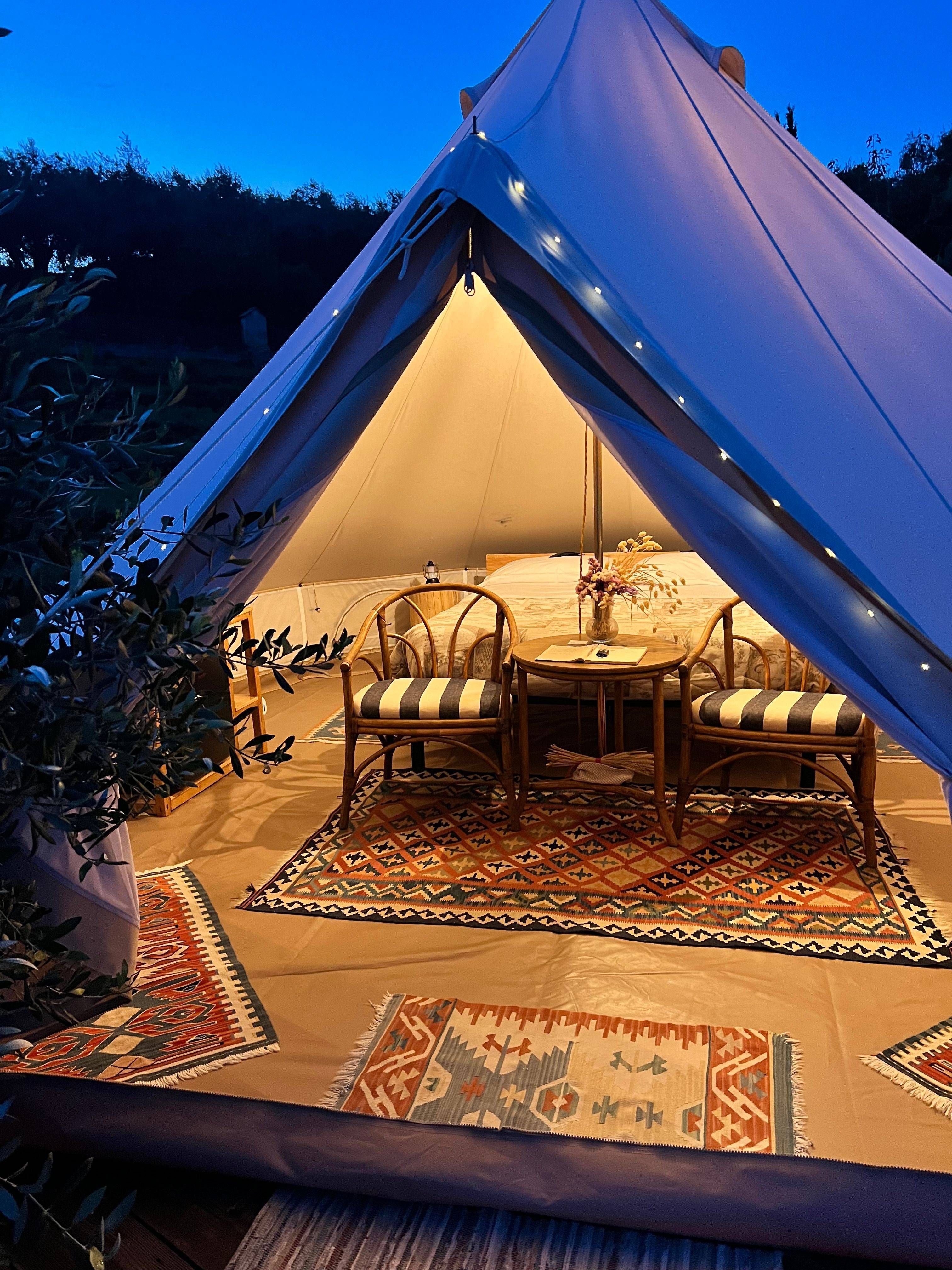 Stecadó Glamping - Ein romantischer Rückzugsort zwischen Olivenbäumen und Weinbergen in Ligurien